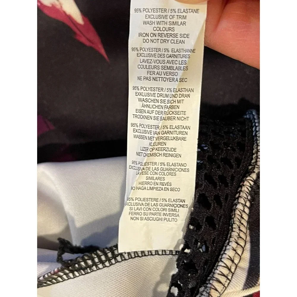 Boohoo Womens Bodycon Fishtail Dress Backless Adjustable Strap Black Purple SZ 4 - Picture 7 of 8